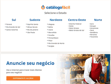 Tablet Screenshot of catalogofacil.com